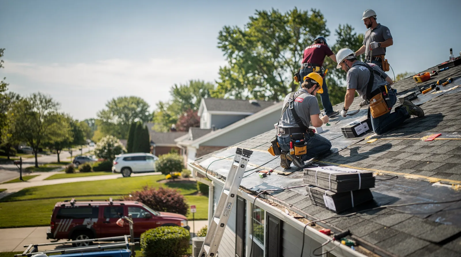 Roof Repair in Country Club Hills, IL around you
